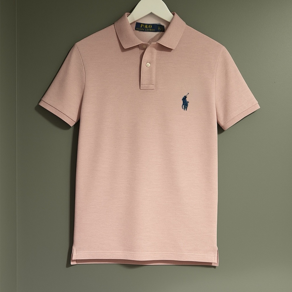 Ralph Lauren Polo Soft Pink Classic Fit Knit
